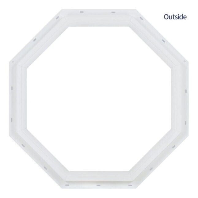 ReliaBilt Jamba Octagonal Ventana NUEVA o de repuesto Eficiencia Energética 23.5"x23.5"