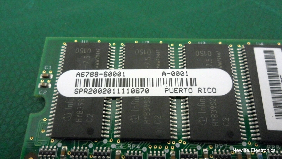 HP A6788-60001 512MB PC-100 SDRAM Server Memory - Image 2 of 3