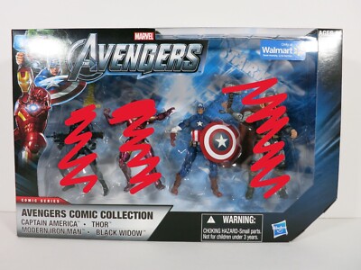 2011 Marvel Avengers Comic Collection Walmart Excl CAPTAIN AMERICA LOOSE FIGURE