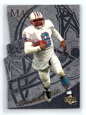 1997 Upper Deck Teammates Steve McNair Houston Oilers #TM24 Die-Cut