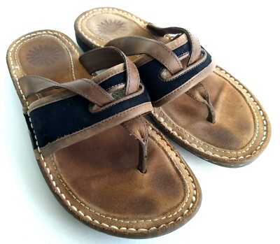 Ugg Matala 5701 Womens Size Brown Slide Casual Flip Flop Slipper Thong  Sandals