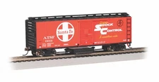 Bachmann 16324 HO Santa Fe Track Cleaning 40' Box Car #14112