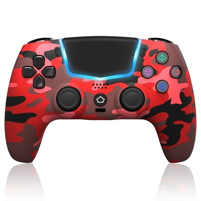Wireless Controller PS5/PC - Hall Effect, 6-Axis Gyro, Dual Vib, Turbo, Red