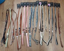 Joblot/Bundle Envy Dog leads x 17 denim, henné, fantôme, vip, flore prix de vente conseillé 200 £ +