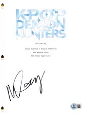Maggie Kang Signed K-Pop Demon Hunters Full Script Authentic Autograph Beckett