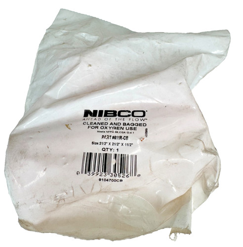 NIBCO 611R-CB Reducing Tee 2-1/2" x 1-1/2" Solder Joint Copper Sweat Fitting