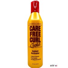 SoftSheen Carson Care Free Curl Gold Hair Instant Activator 8 fl oz New