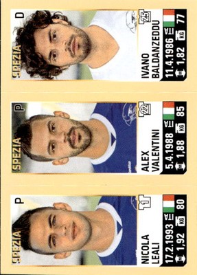2013/14 Panini Footballers Figure #738 Loyal - Valentini - BaldanzedduSpezia