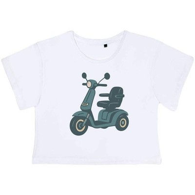 ''Personal Mobility Device'' Damen Baumwolle Crop Tops (CO056363)