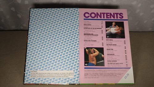 ANNUAL - WWF Wrestling Official Annual Hardback Unclipped 1991 Hulk Hogan - Picture 7 of 15