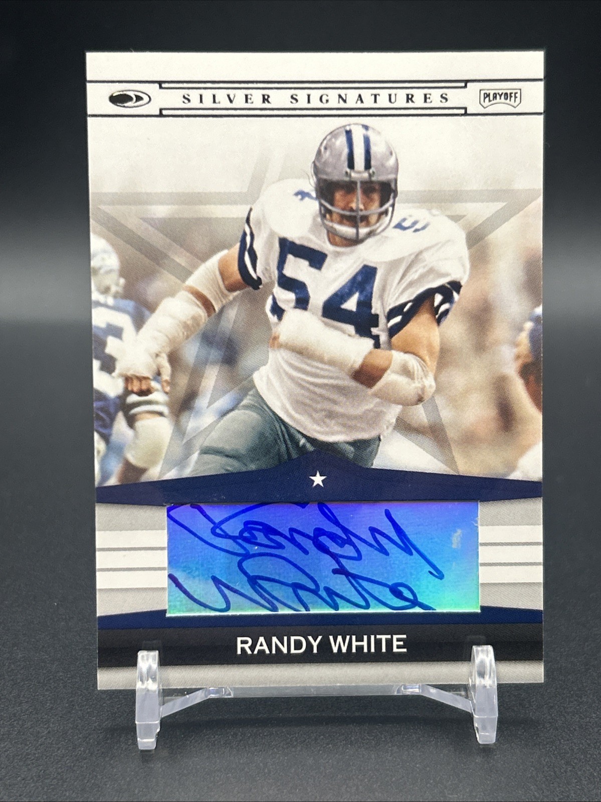 2008 PLAYOFF FOOTBALL #SS-RW COWBOYS GREAT RANDY WHITE AUTO