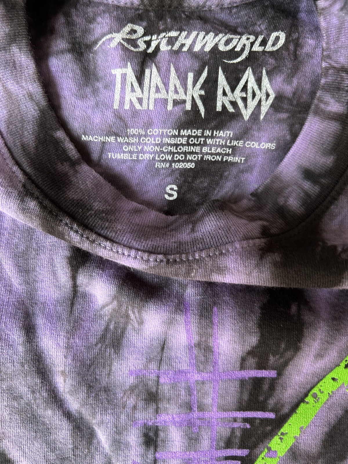 RARE Psychoworld x Trippe Redd Tye Dye Longsleeve image 5