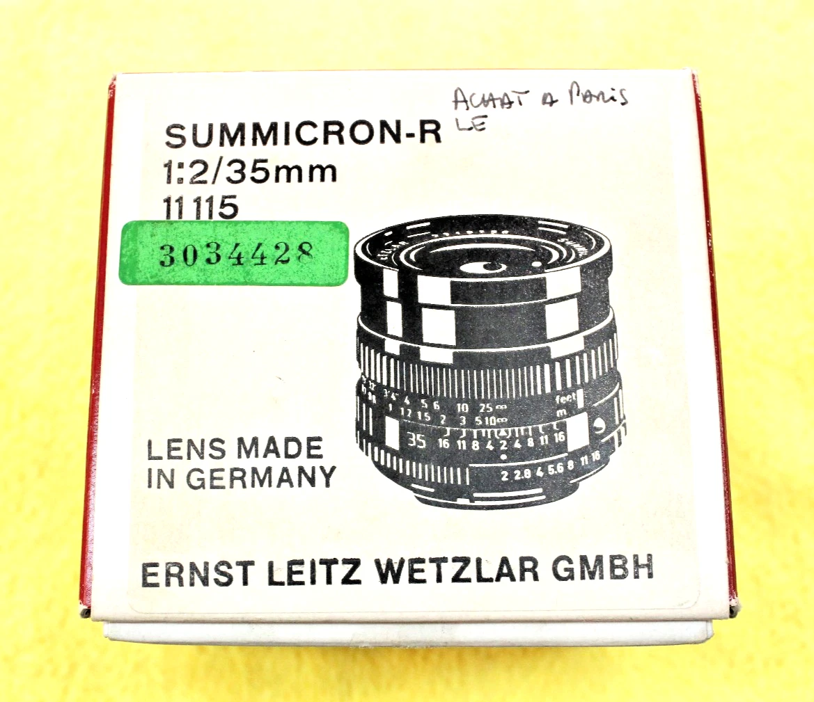 Leica SUMMICRON-R 35mm Focal Camera Lenses for sale | eBay