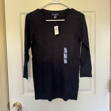 GAP 3/4 Sleeve Women s Sweater Round Neck Lightweight Size XS 100 Cotton NWT