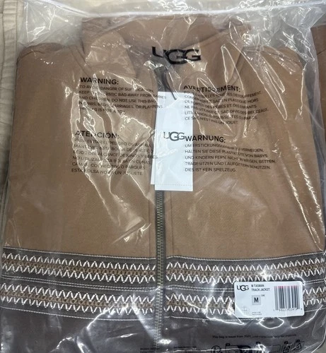UGG NWT men’s Tasman Track Jacket Coat ChestNut - product listing photo