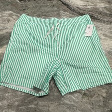 Old Navy Men  s Printed Swim Trunks Striped Size XXL 81