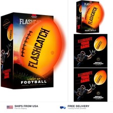 Light Up Football - Glow in the Dark Ball - NO 6 - Boys Gifts - Outdoor Sport...