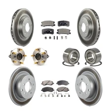 Front Rear Brake Rotors Pads Bearings for Mitsubishi Outlander Lancer 2008-2014 