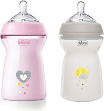 Biberon Anti-colica Chicco Natural Feeling 250ml - Confezione 2 Pezzi, Rosa - Foto 9