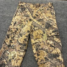 Vintage 90s Mossy Oak Camo Cargo Hunting Pants Mens Small 32x30 Made in USA