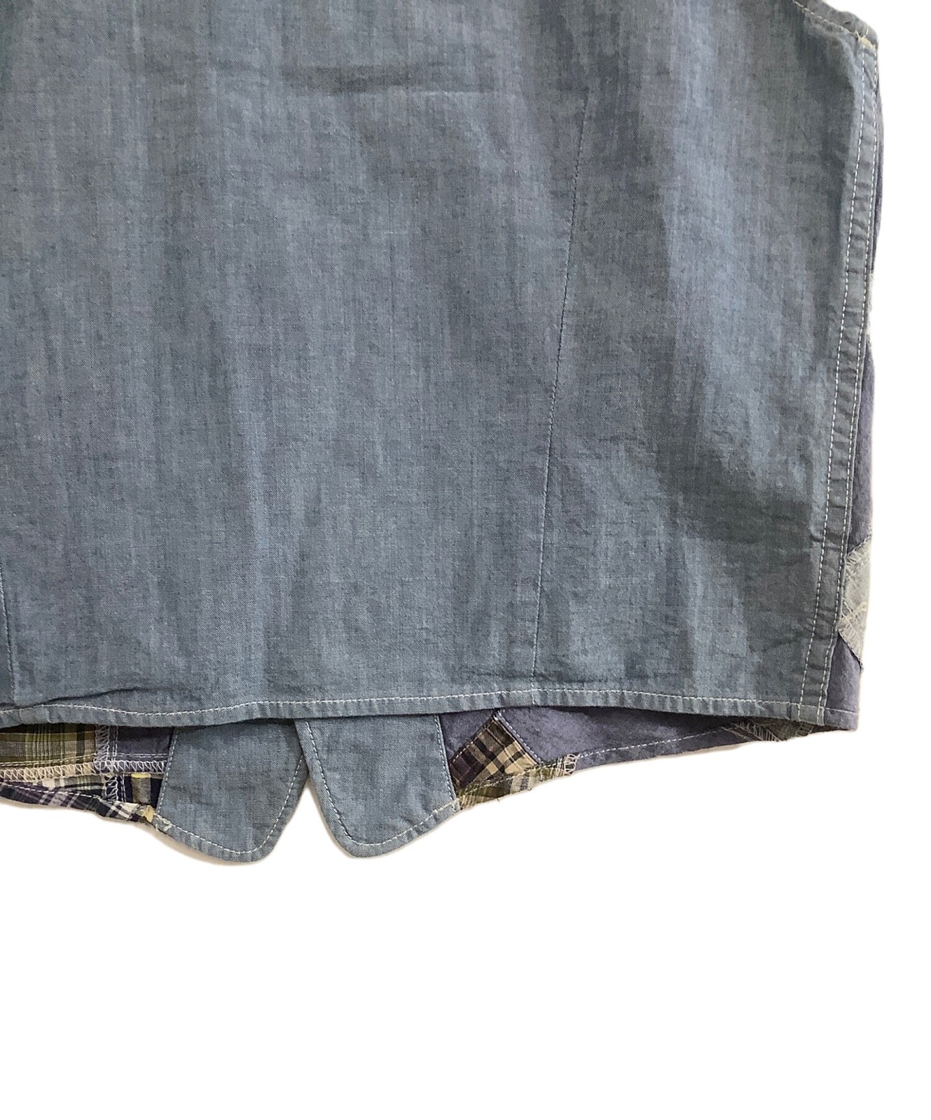 Engineered Garments × BEAMS PLUS patchwork vest S… - image 7