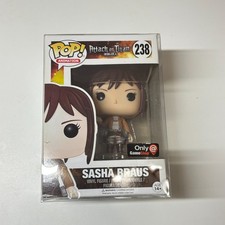 Funko POP! Attack on Titan 238 Sasha Braus GameStop Exclusive w/ Protector