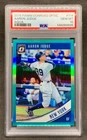 2018 Donruss Optic AARON JUDGE Looking Up Aqua Prizm SP /299 Gem Mint PSA 10