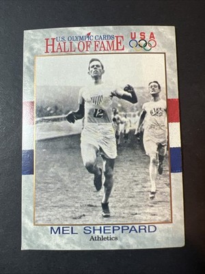 1991 Impel US Olympic Card Melvin Sheppard #44 Athletics Olympicard