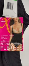 Maidenform 2656 Body Briefer Torsette Shapewear Wear Your Own Bra L BLACK New WT