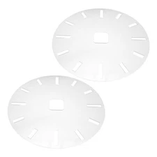 2 Pcs Clock Template Woodworking Router Templates Circle Face with Dials