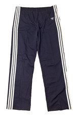 Vintage 70's Adidas Trefoil Track Pants Navy Blue 3 Stripe Made In USA Size XL