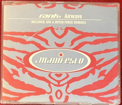 RANK 1 Airwave CD Single Manifesto 2000