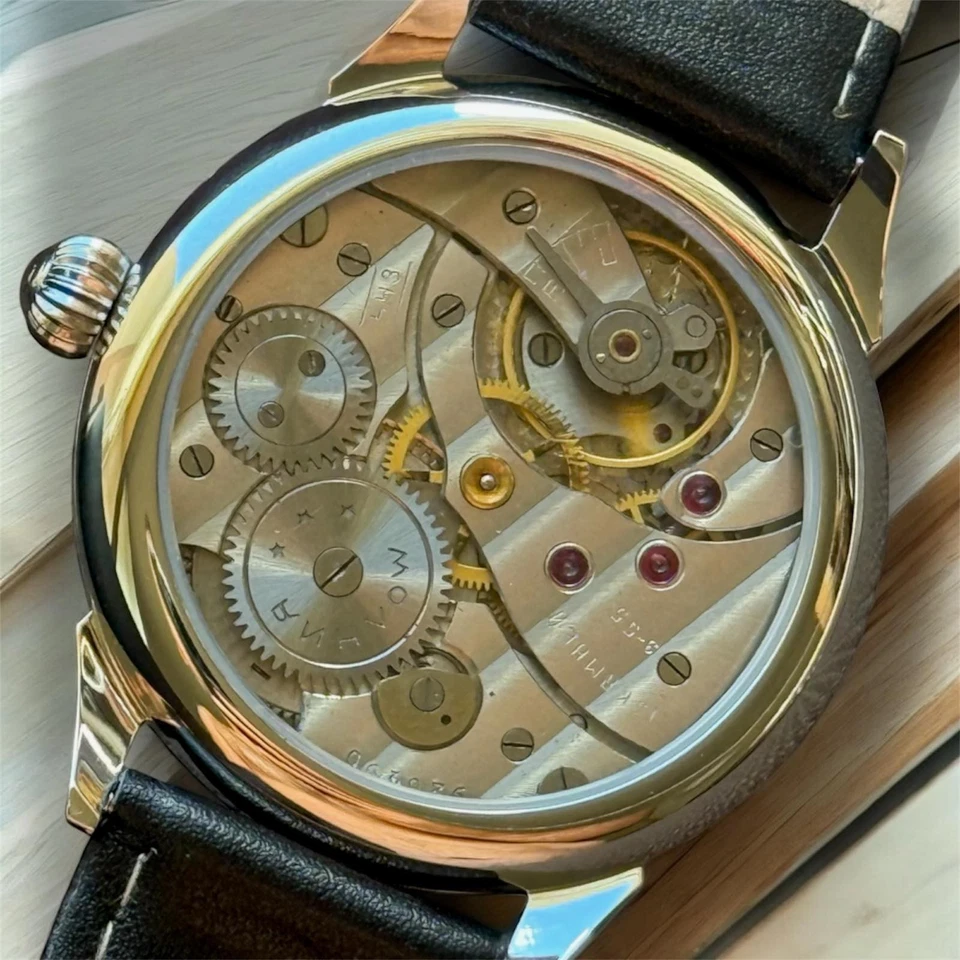 Vintage Molnija Masonic Pocket Watch Mechanical USSR Soviet Freemason Symbol Old - Image 4 of 4