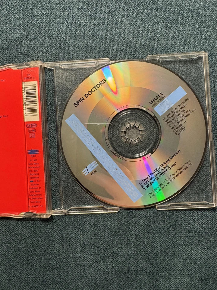 Spin Doctors - Two Princes (3 Track Maxi-CD, 1993) - Bild 3 von 3
