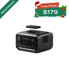 EcoFlow River 3 Plus 286Wh Wireless Boost Combo & 5000mAh RAPID Power Bank