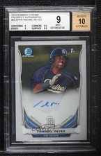 2014 Bowman Chrome Prospect Auto Franmil Reyes #BCAP-FR BGS 9 MINT Auto 0oo8