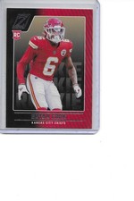 2022 Zenith Bryan Cook Rookie Kansas City Chiefs Football Card #187. rookie card picture