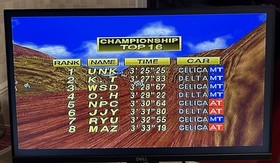 Sega Rally Championship Saturn Game Boxed with Manual Tested Working