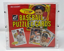 Acrylic Display Case Magnetic Lid FITS 1982 Donruss Baseball CELLO 36 Pack Box