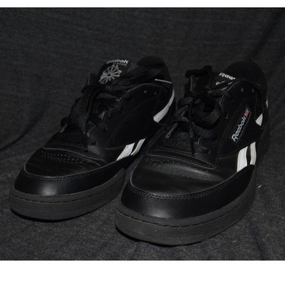 Reebok Men's 11.5 Club C Revenge Sneakers Black Athletic Shoes Trainers