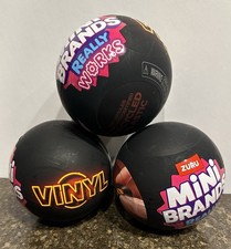 ZURU Mini Brands Really Works Capsule Mystery Blind Pack Lot of 3 Vinyl Record