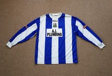 Newry City O'Neills Long Sleeve 1999-00 Vintage Home Football Soccer Jersey sz L