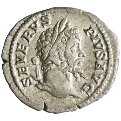 Roman: Septimius Severus (193-211), silver denarius (4.31g), Rome mint, 193-211