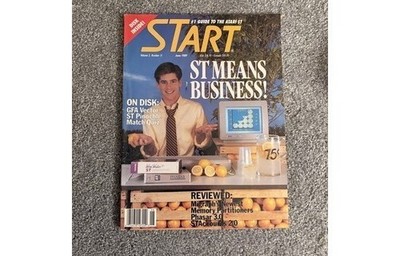 START Magazine June 1989 Atari ST GFA Vector HiSoft BASIC Disk 80s Computer
