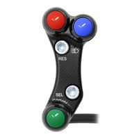 Linke Schaltereinheit Racing Jetprime FüR Yamaha YZF-R7 2022-24 Schwarz