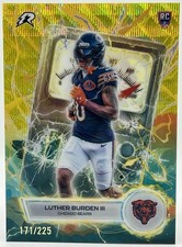 2025 Topps Resurgence Luther Burden Iii Voltaic Rookie Vt-11 Yellow Rc 225