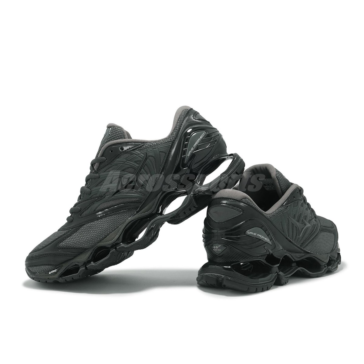 Mizuno Wave Prophecy LS Black Grey Men Unisex Casual Shoes