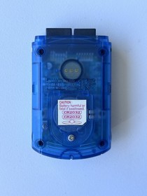 Sega Dreamcast Console 1 Controller 1 Blue Visual Memory Unit And Cables Tested