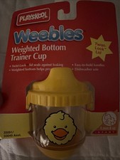 Playskool Vintage Weebles Weighted Trainer Cup