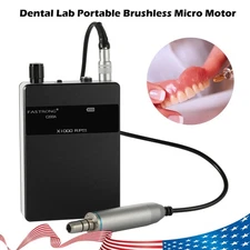 Portable Dental Lab Brushless Micromotor E-Type Grinding Polishing Machine BLACK